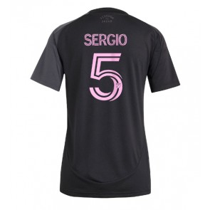 Inter Miami Sergio Busquets #5 Replik Auswärtstrikot Damen 2025-26 Kurzarm
